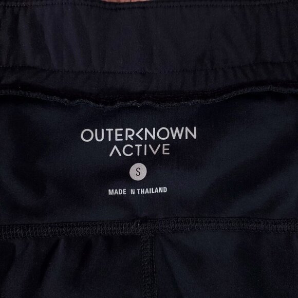 Outerknown Active OK Womens Size Small Black Vented Leggings Athleisure Athletic - Picture 10 of 13